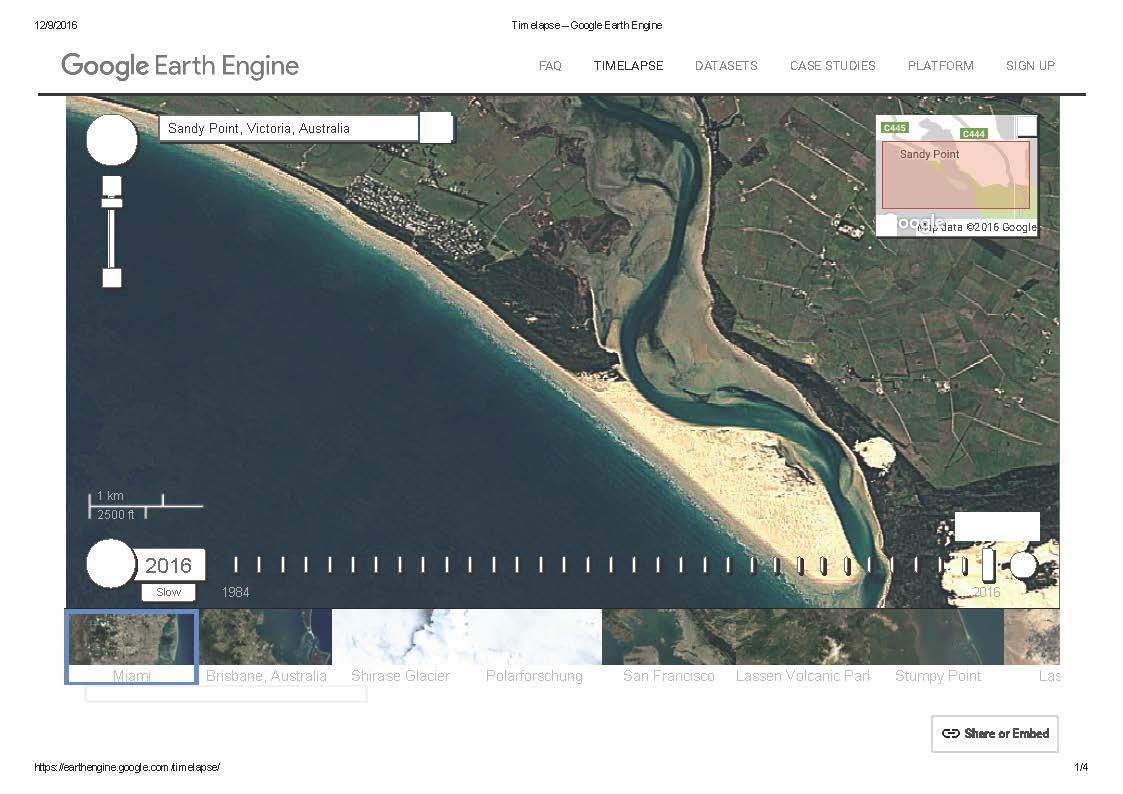 Timelapse - Google Earth Engine 2016 Sandy point Page 1