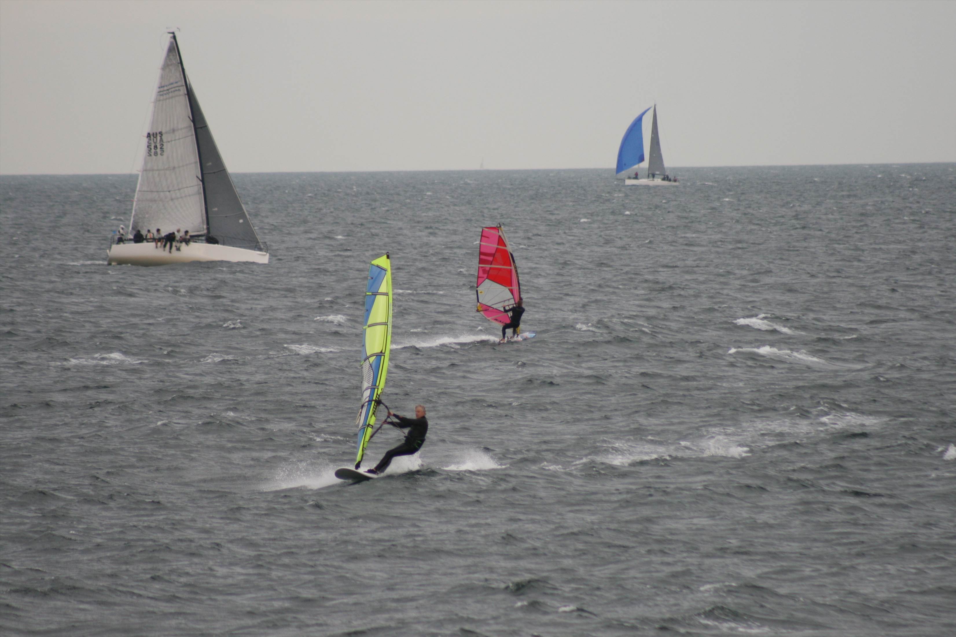Classic northerly at Greens