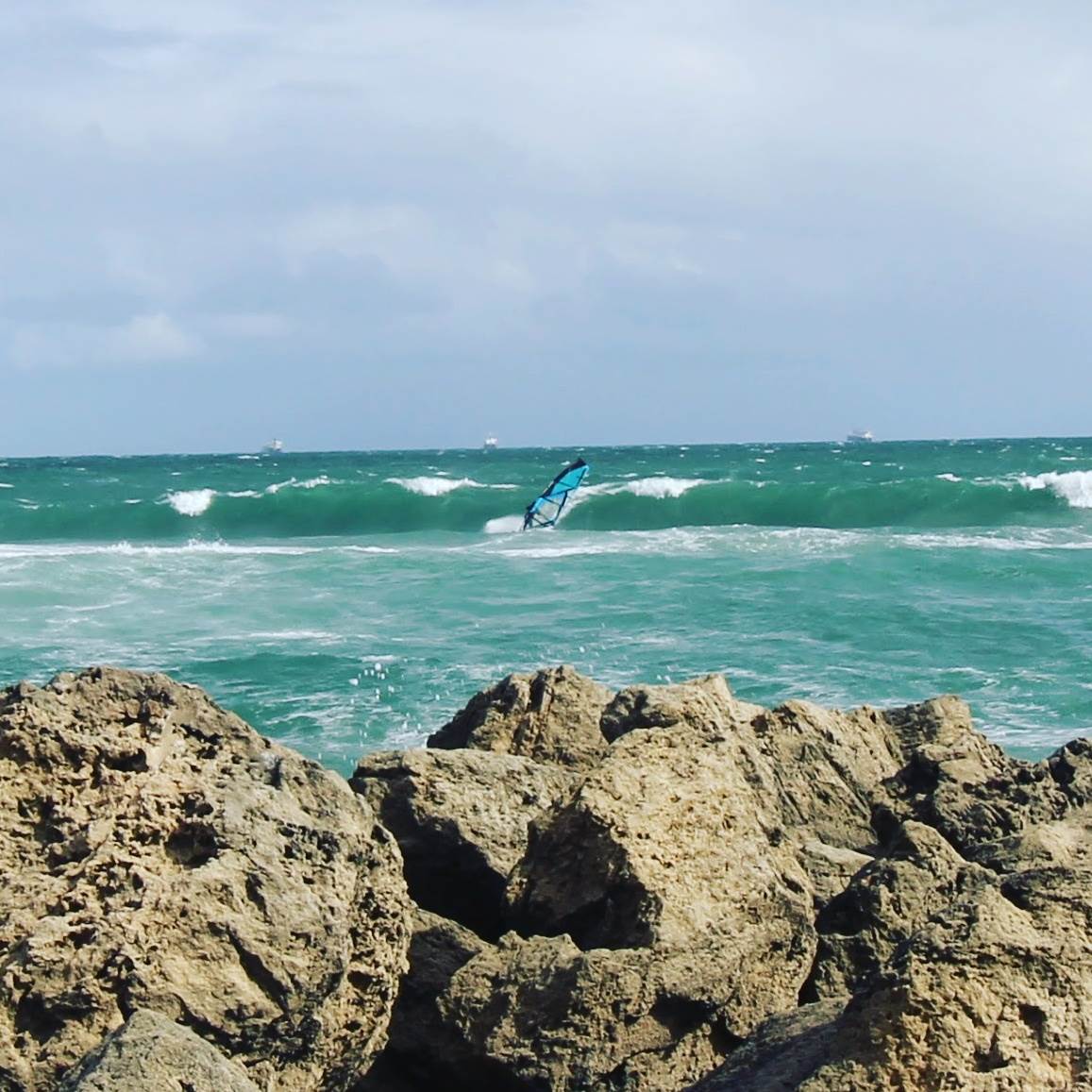 Botton turno - blue sail