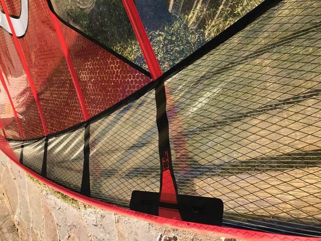New sail wrinkles