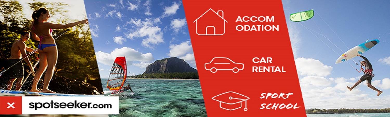 Windsurf/Kitesurf/SUP/Surf holidays in Mauritius
