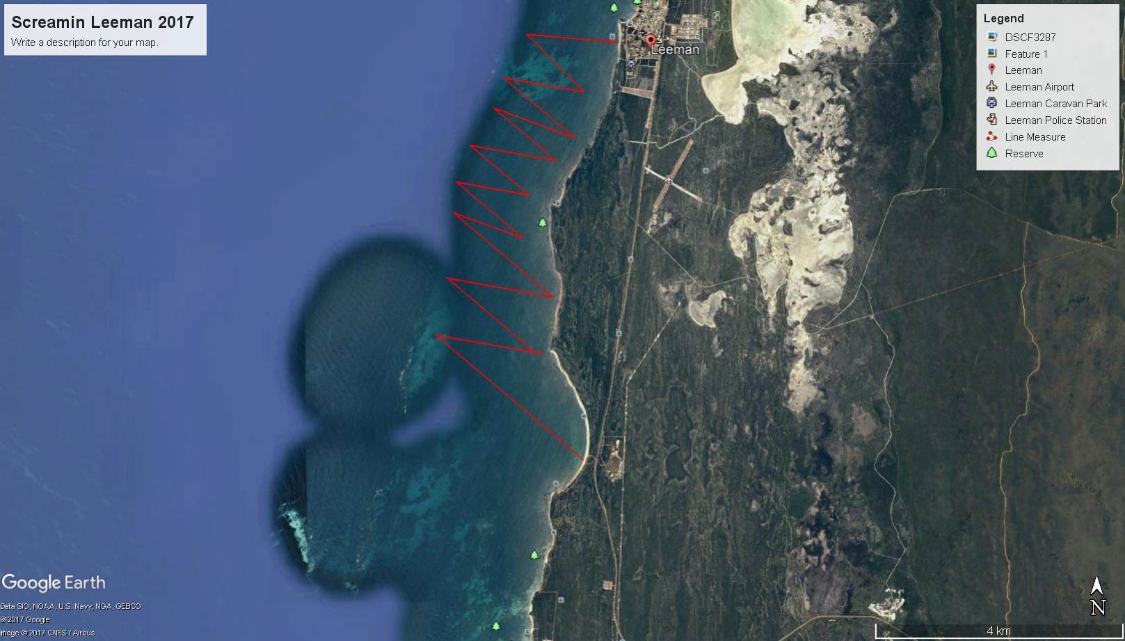 Screamin Leeman Event 2017 Final Seabreeze Course Map