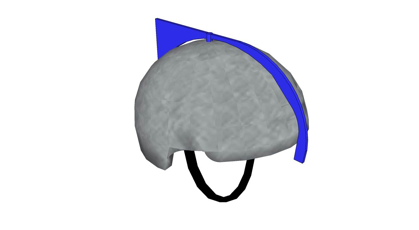 helmet vane