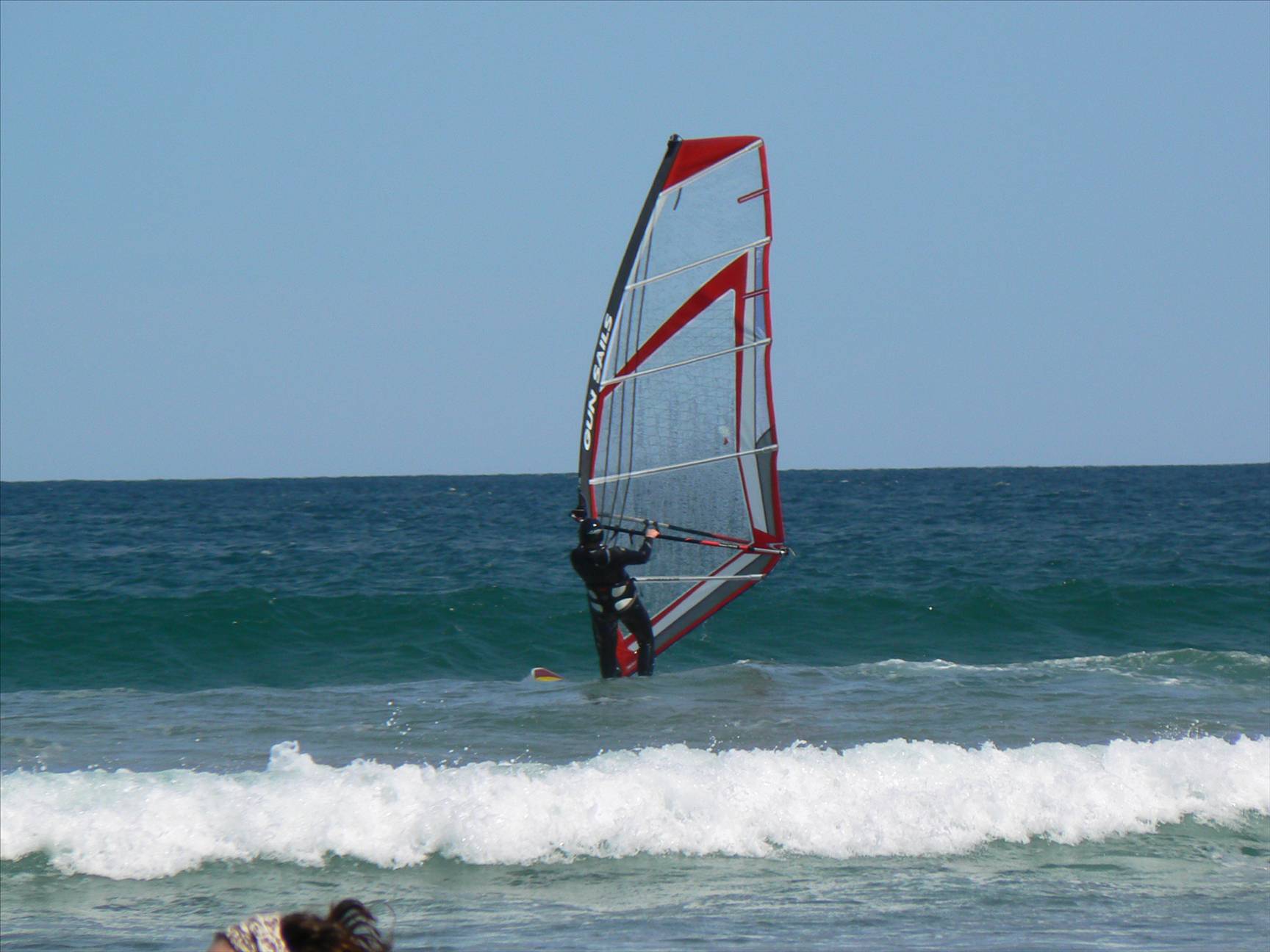 Unexpected wind and waves 14/10/07