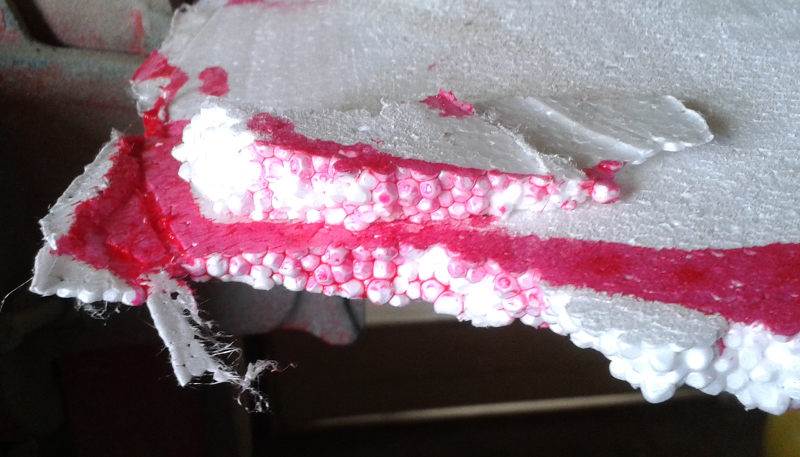 foam snapped