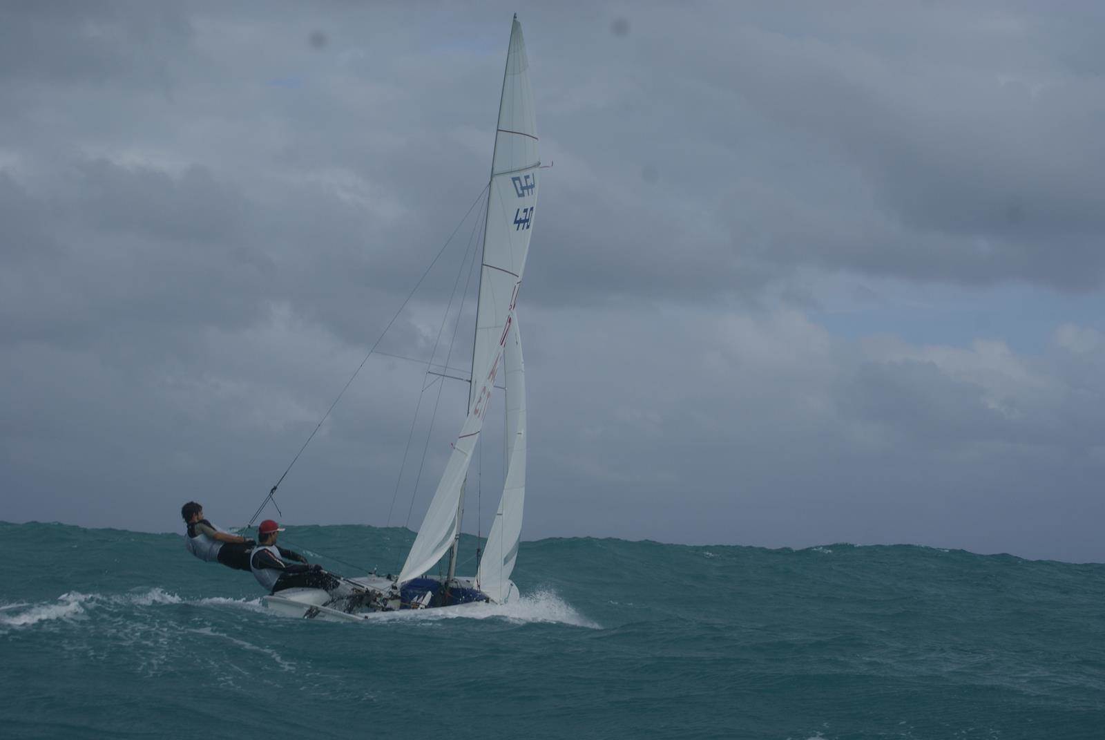 470 sail twist