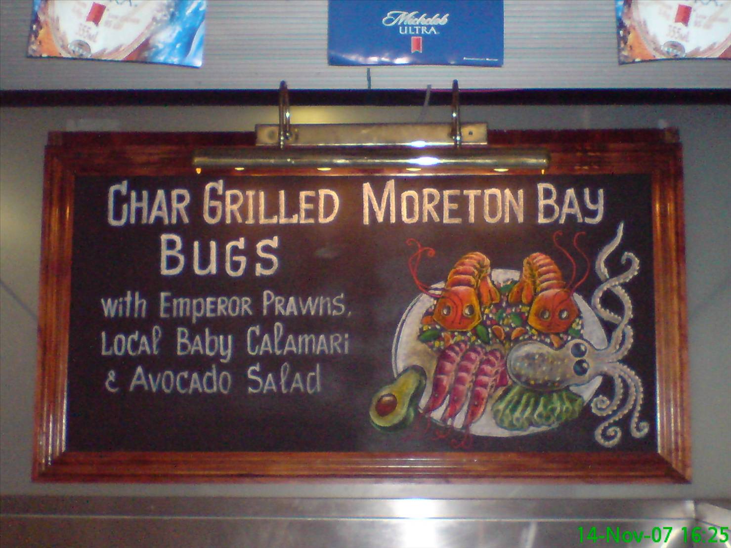 Chef Snides menu!