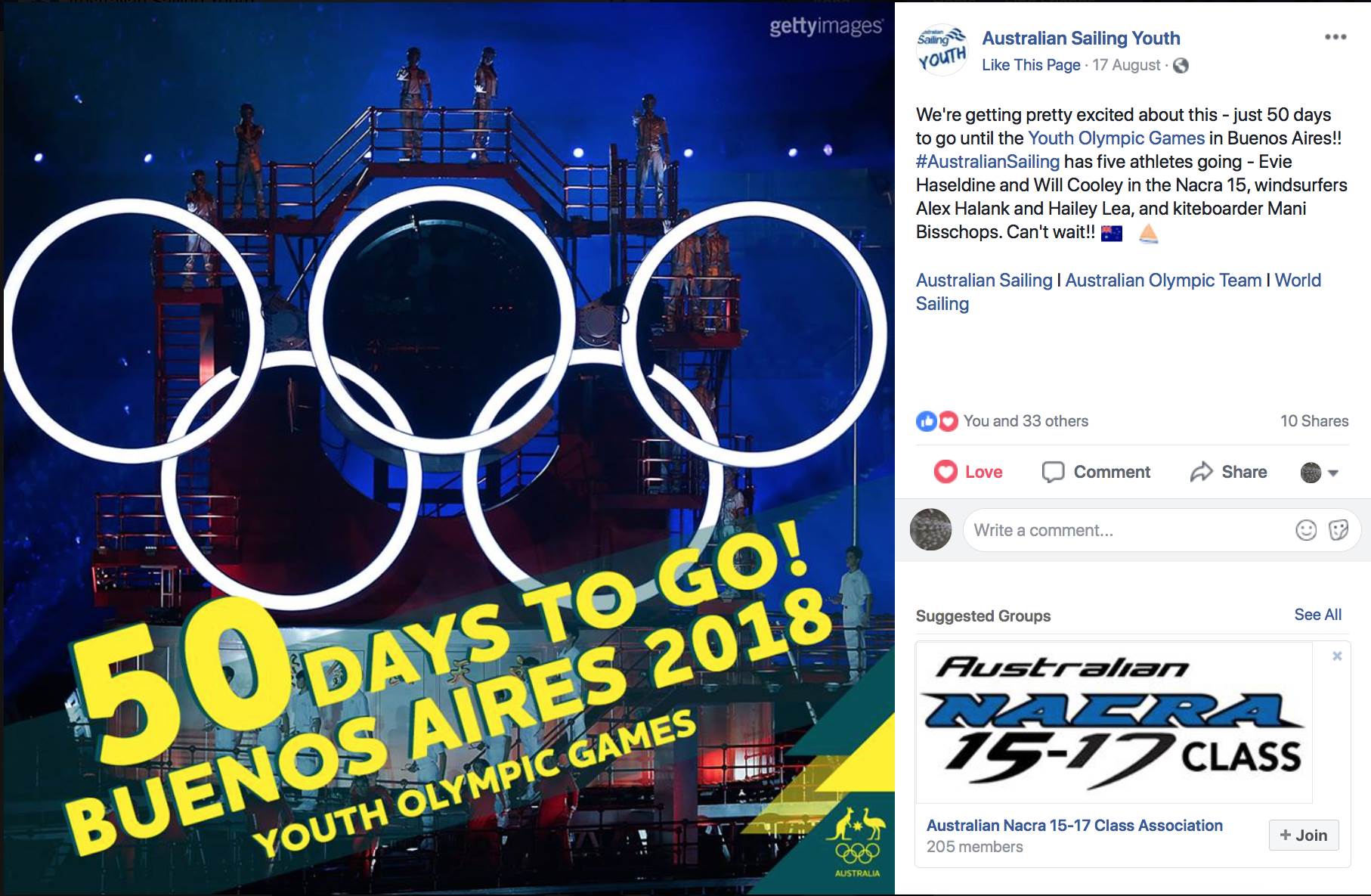 YOG - 50 days to go