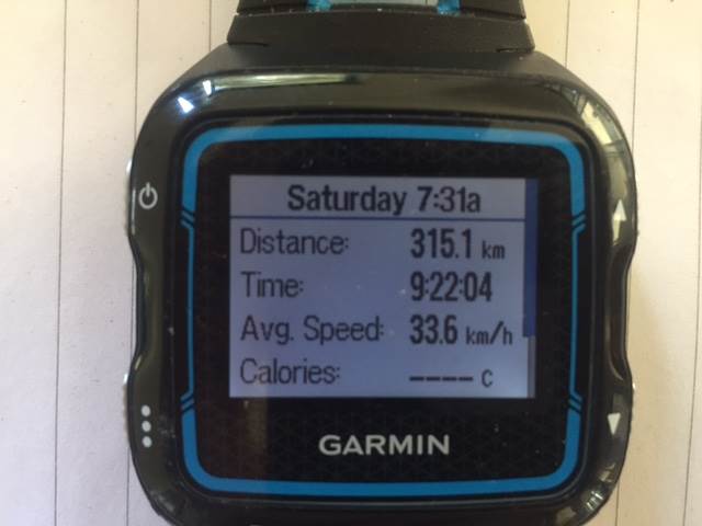 Garmin screen
