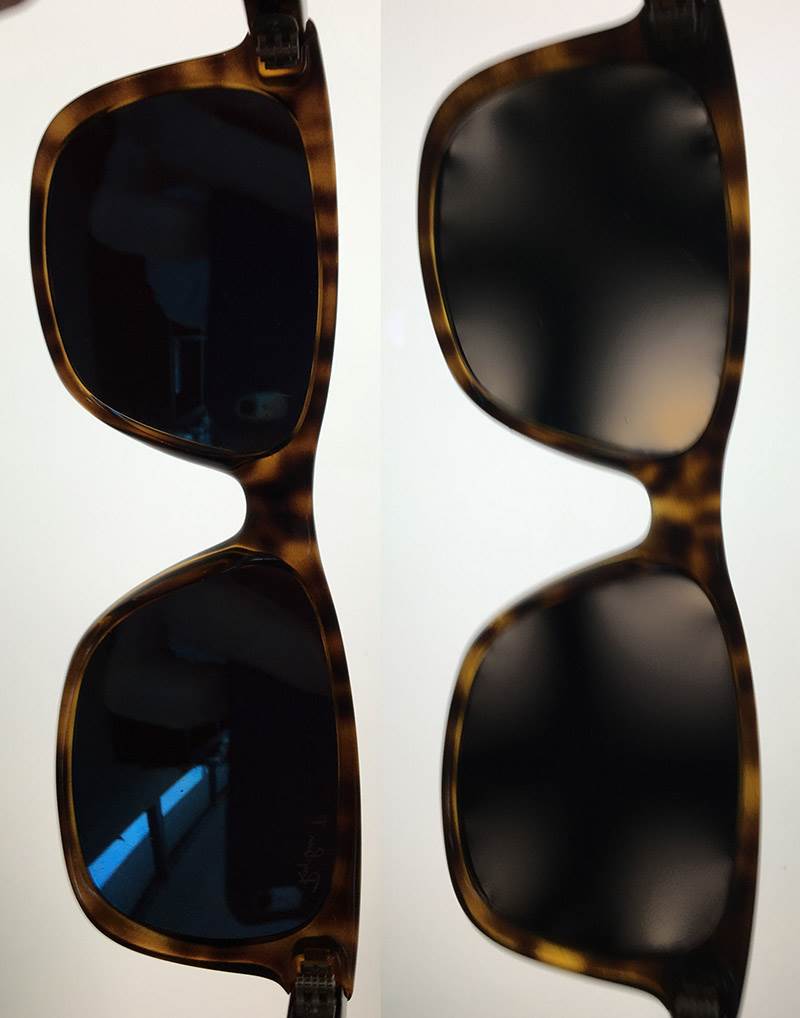 good versus bad polarised lenses
