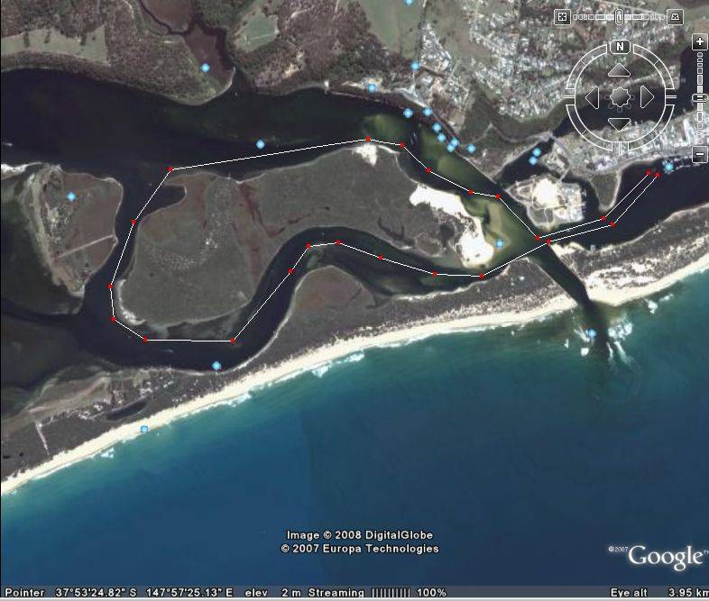 Lakes Entrance around Rigby Island Race