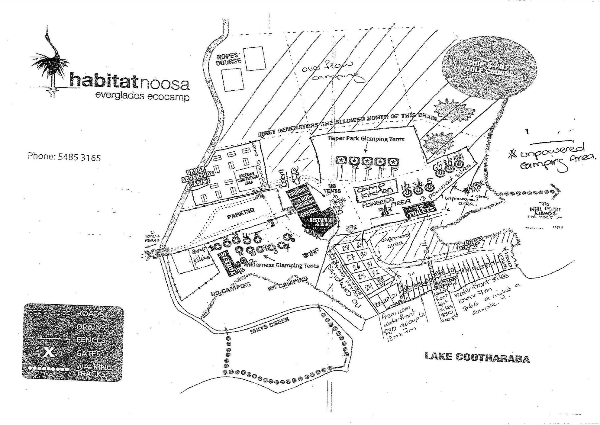 Elanda Point / Habitat Noosa Site Map