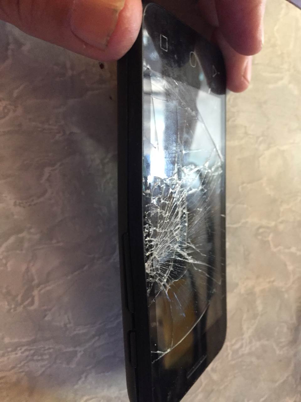 Phone after crash