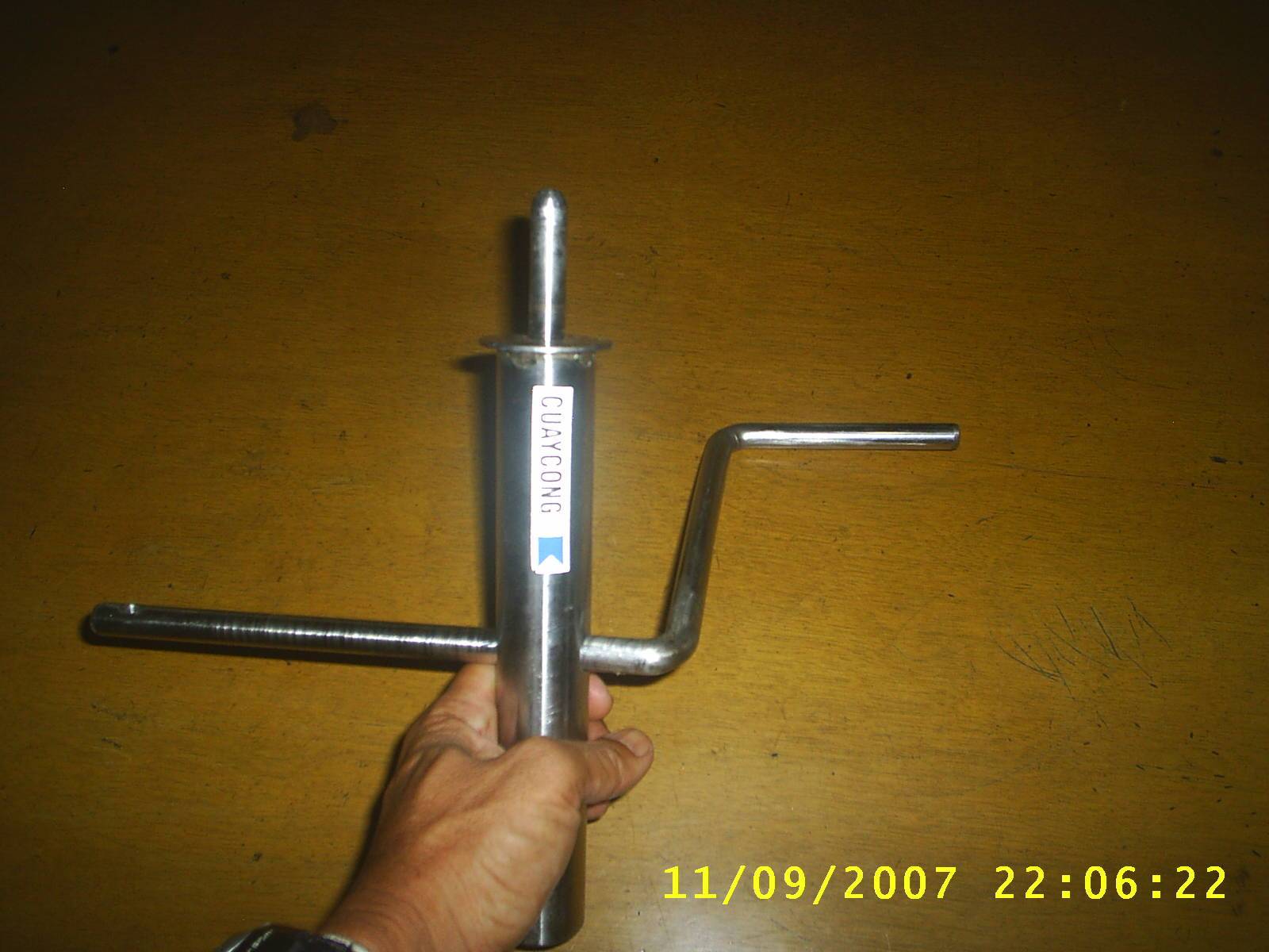 s/s locally made handcrank