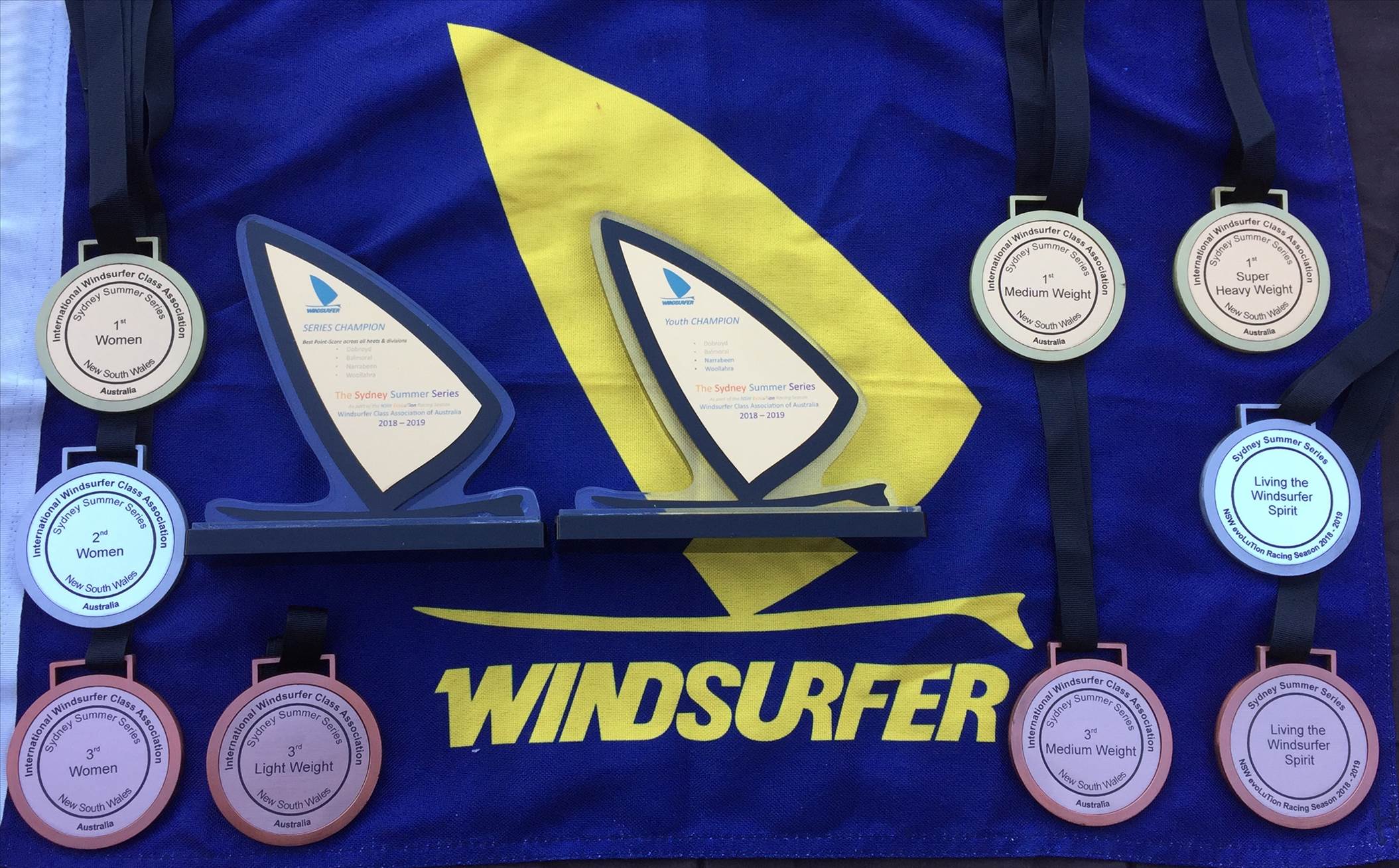 trophies and medallions sydney summer series 2018 - 2019