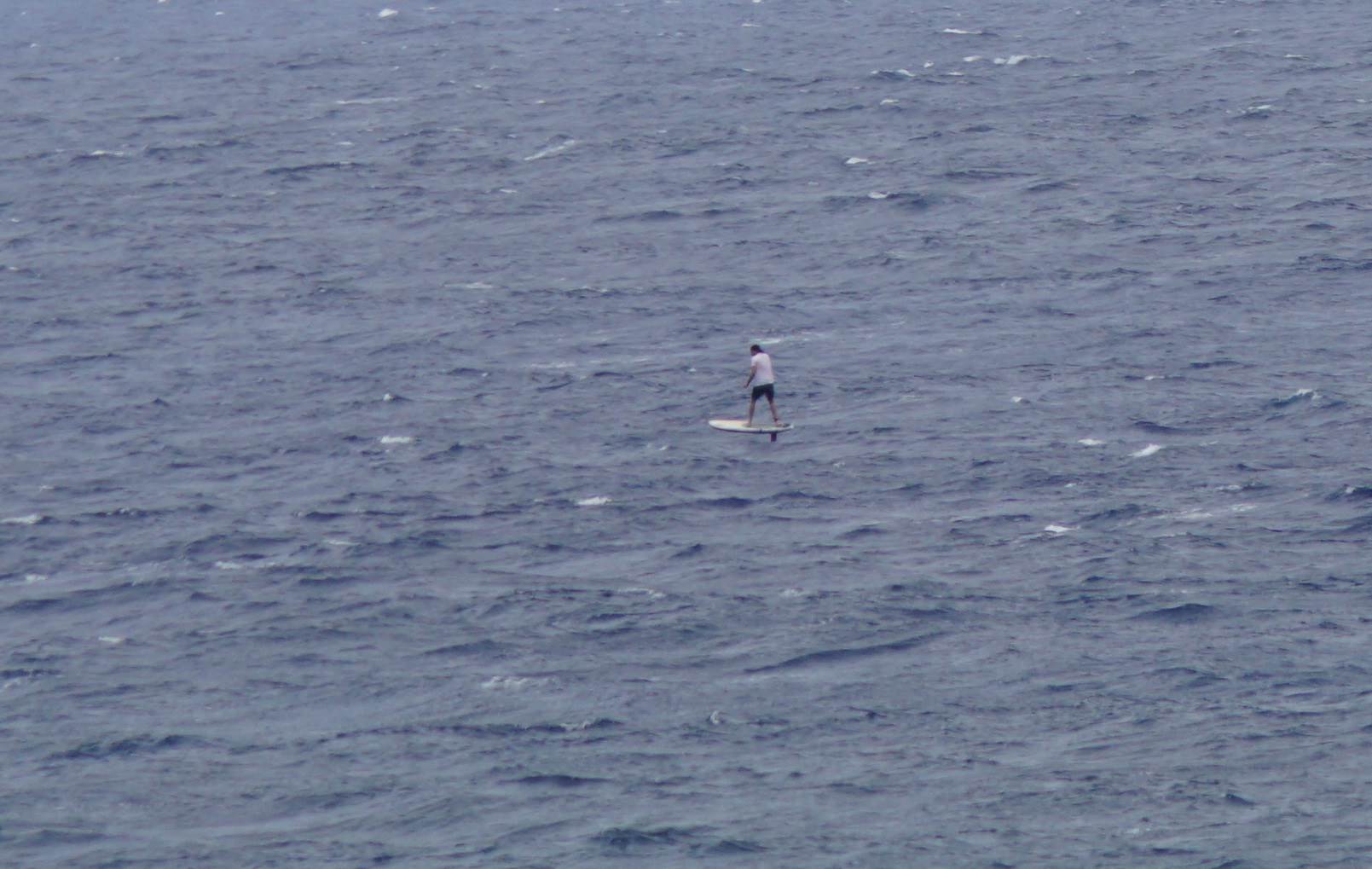 Guy foiling off Hookipa