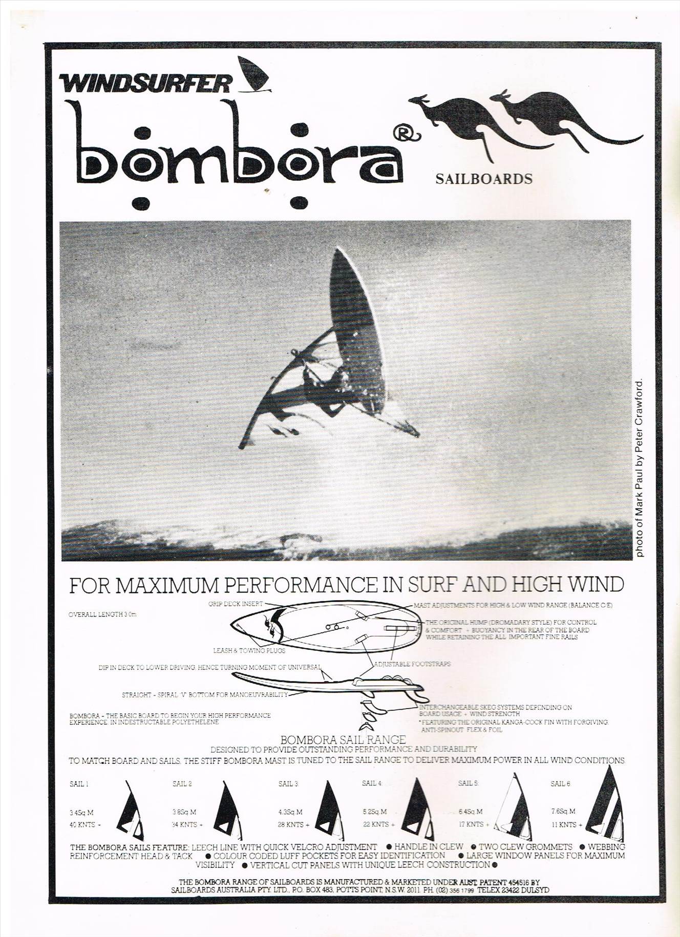 Freesail issue no.1 Bombora ad