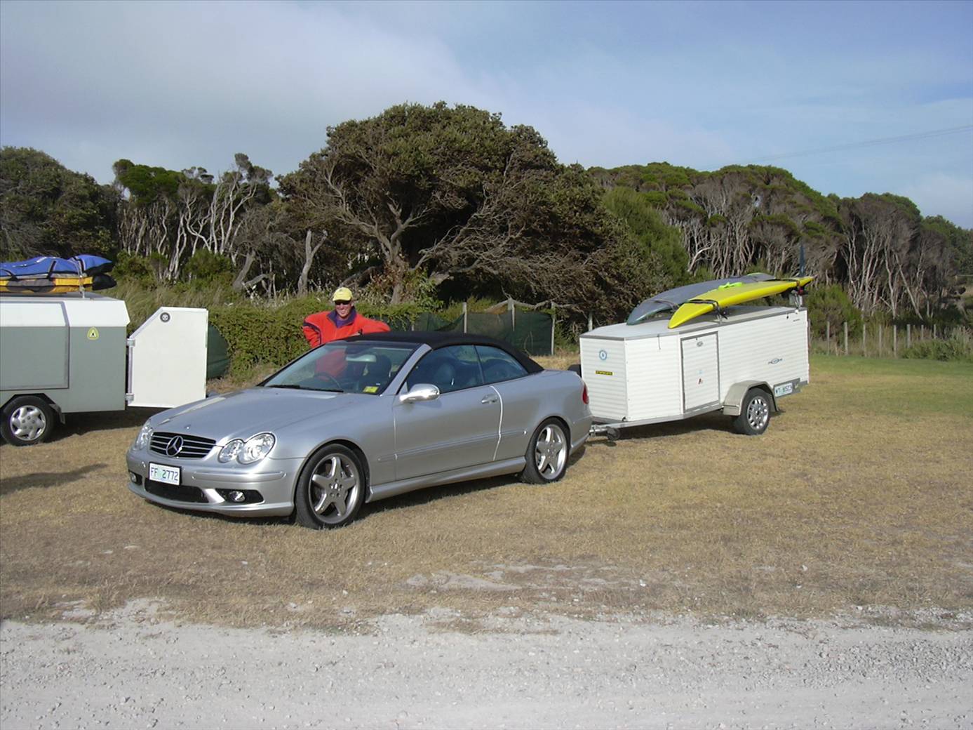 Windsurfing trailer