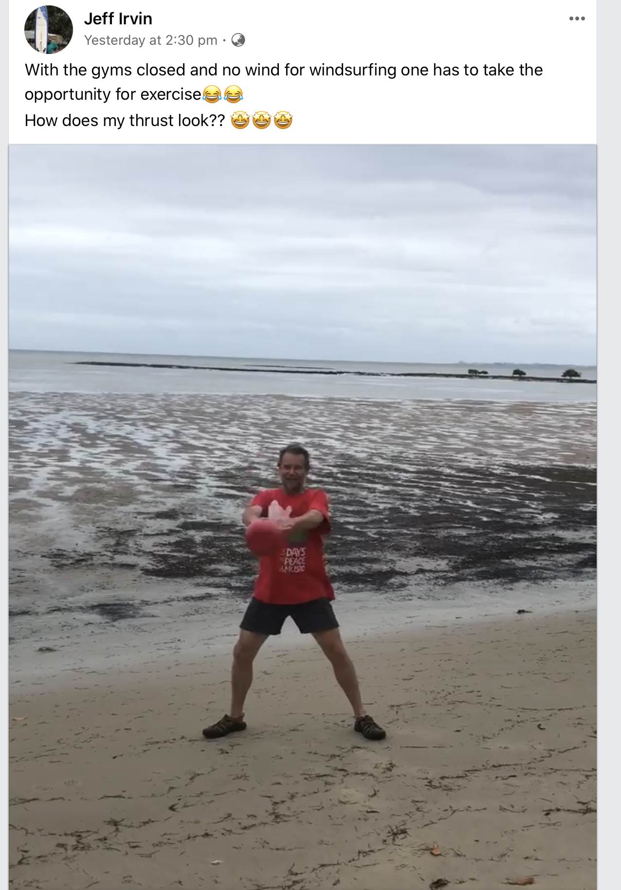 Kettle bell thrust
