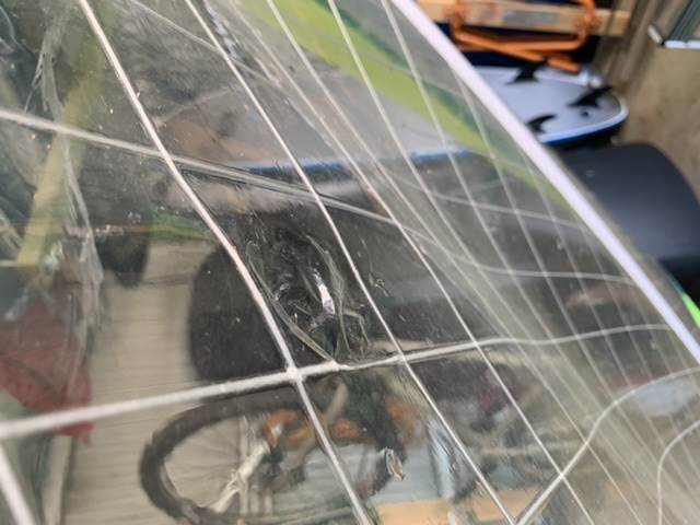 Sail damage