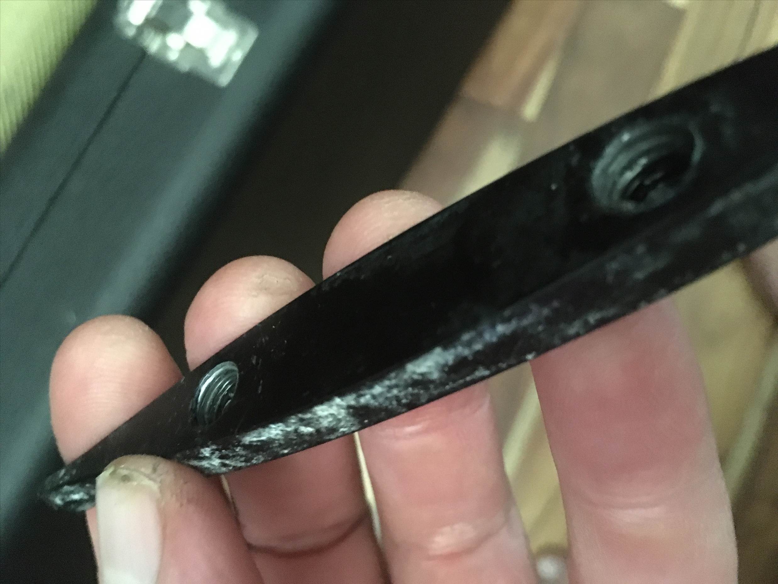 loss of thread in cap