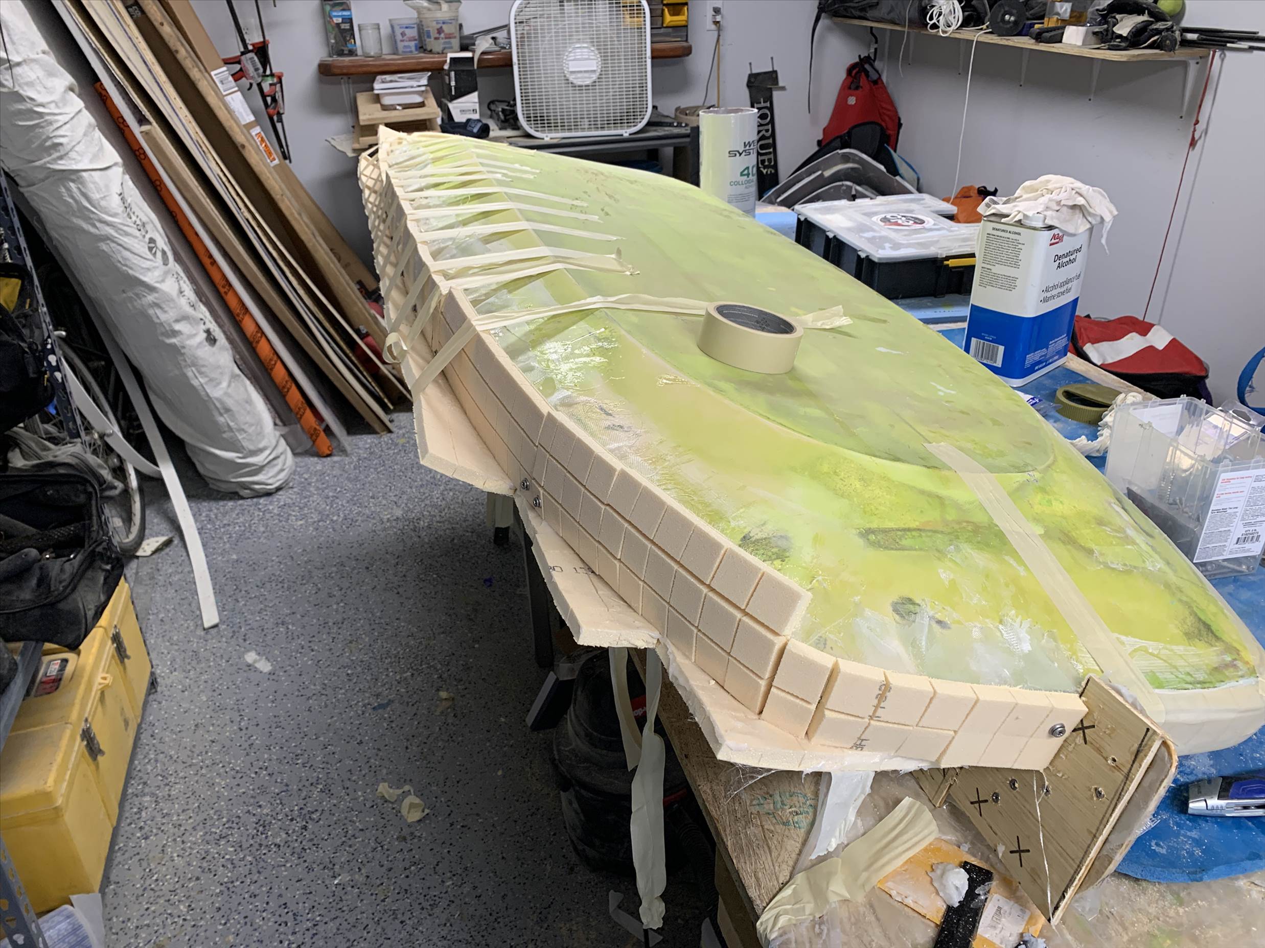 deck mold half done