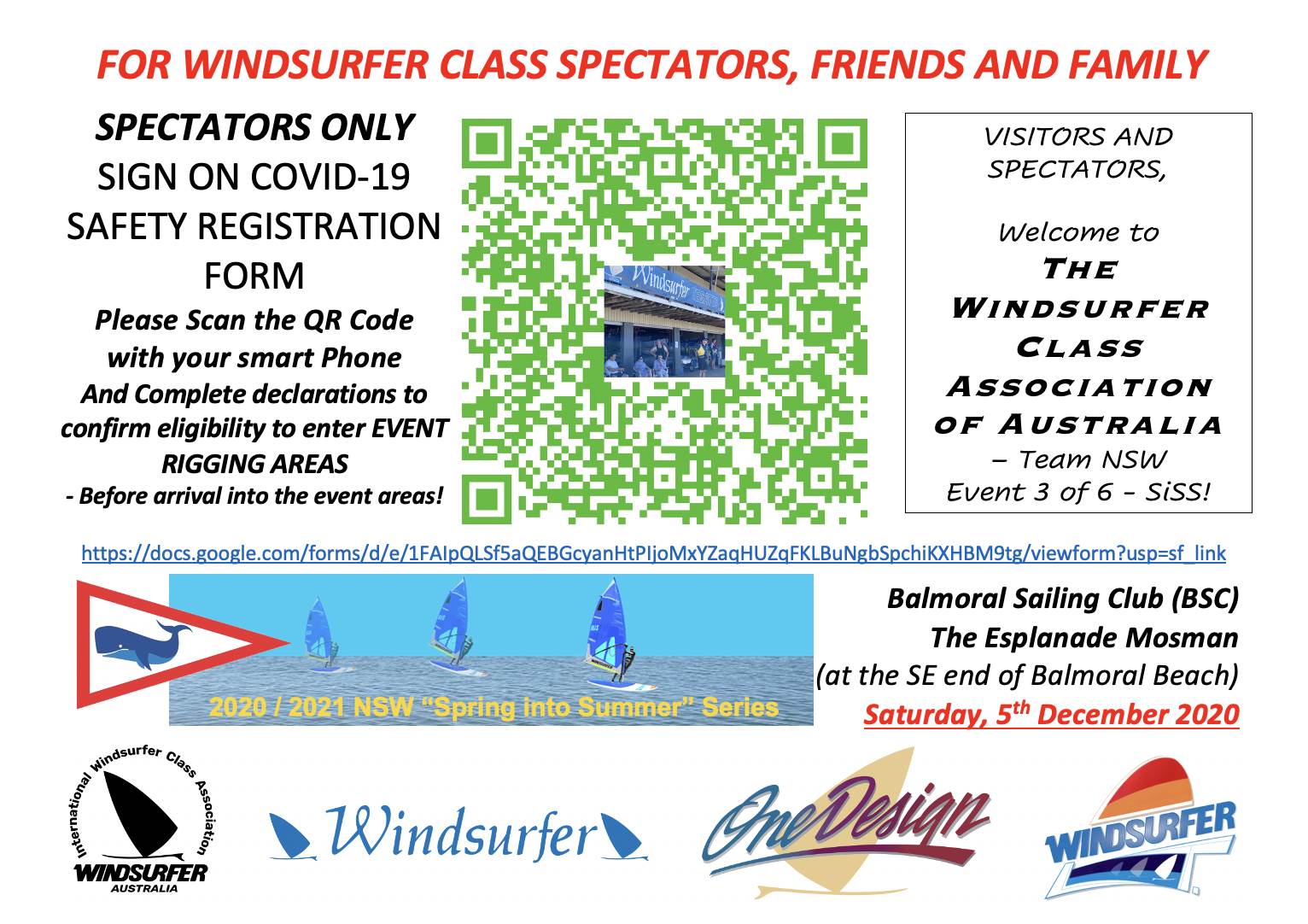 balmoral spectator qr code sign