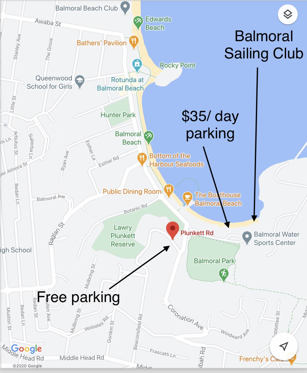balmoral map