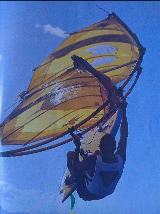 Foresail windsurfer