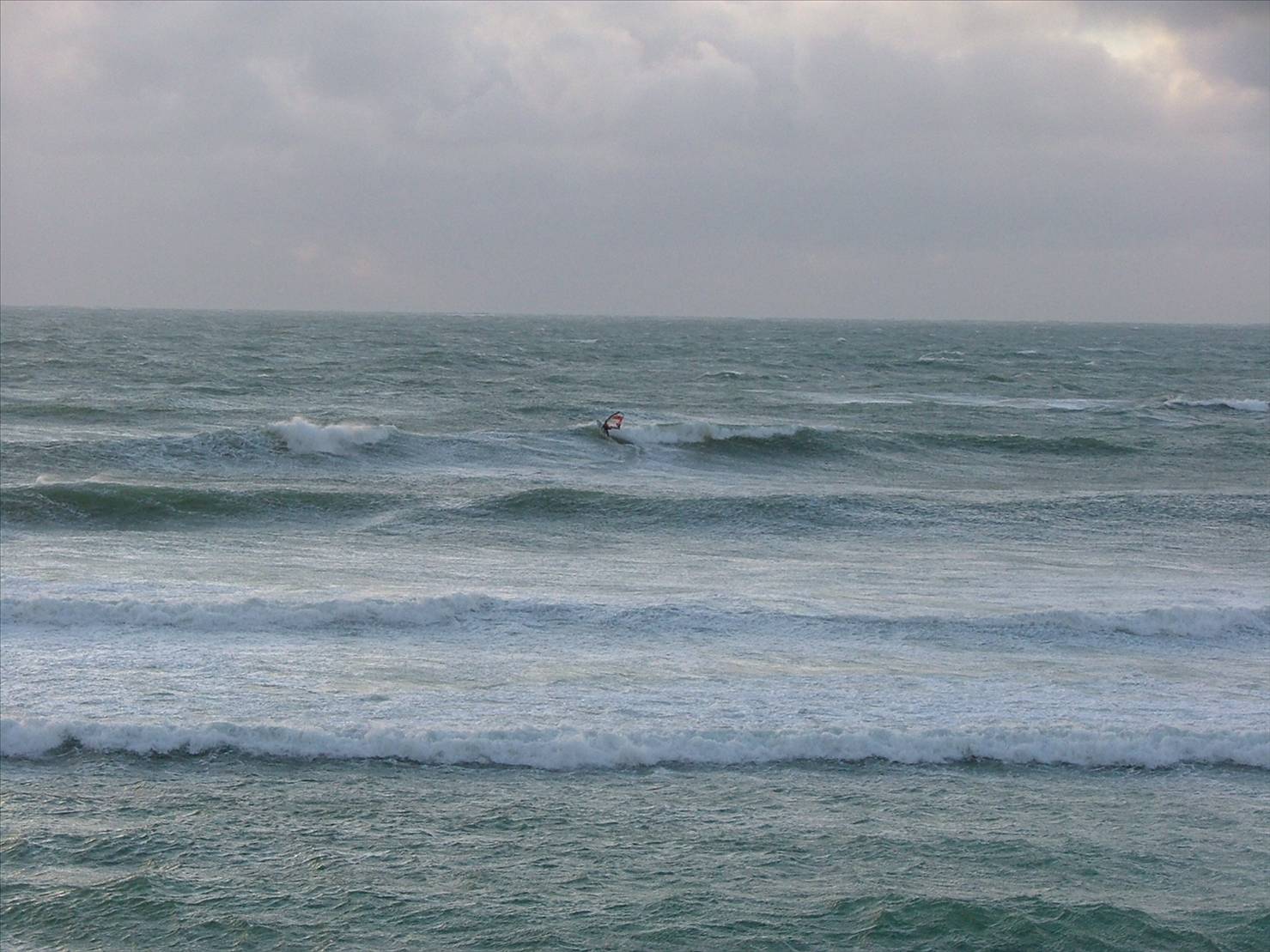 Winter at the G 5mt swell 30 knots plus
