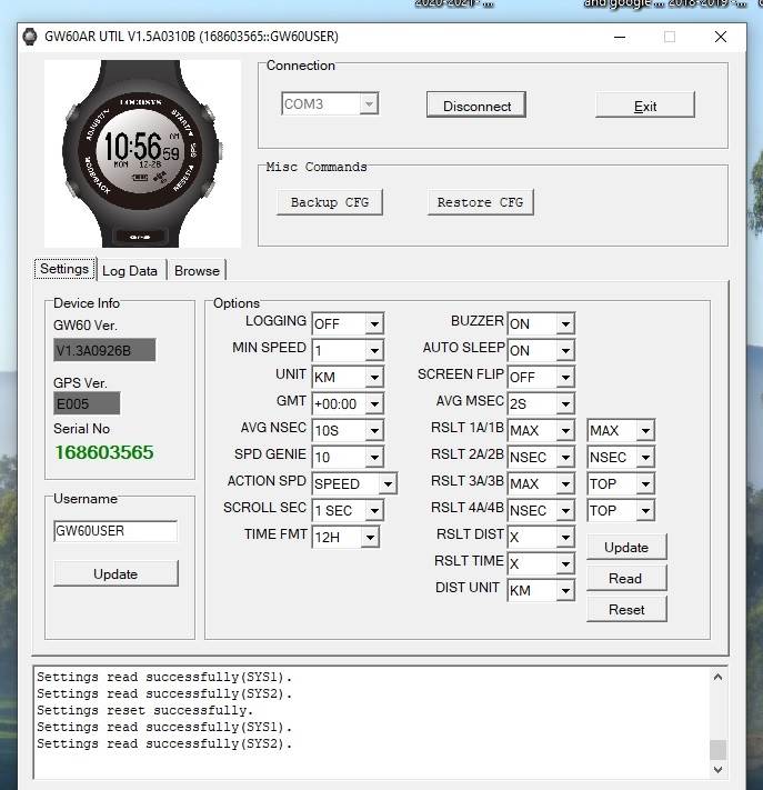 GW settings