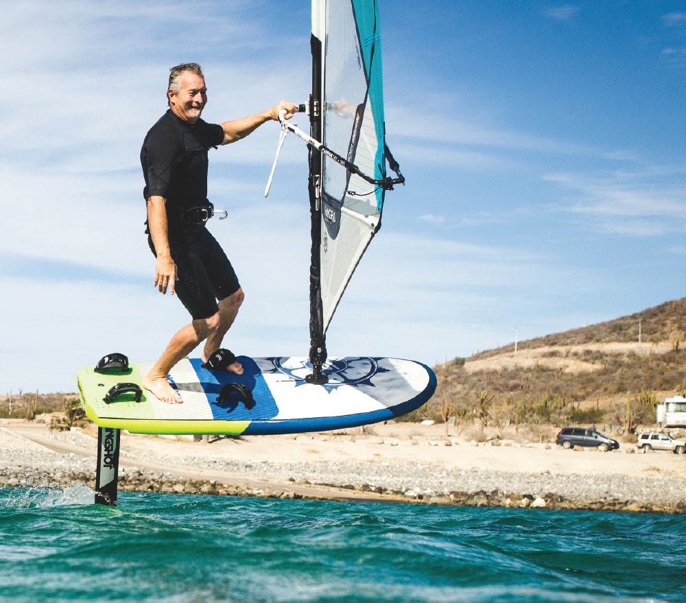 tony logsz windfoil gybe