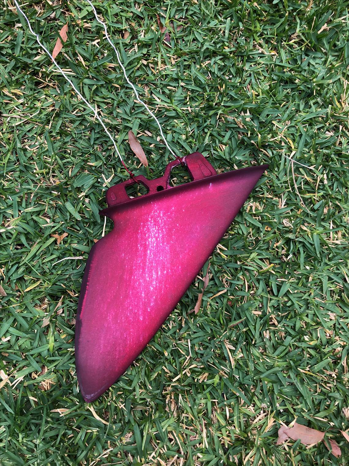 Fin anodised