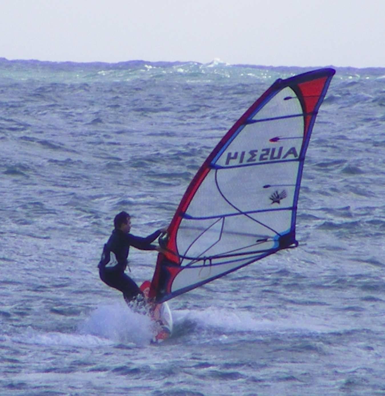 Gybing at sharkies