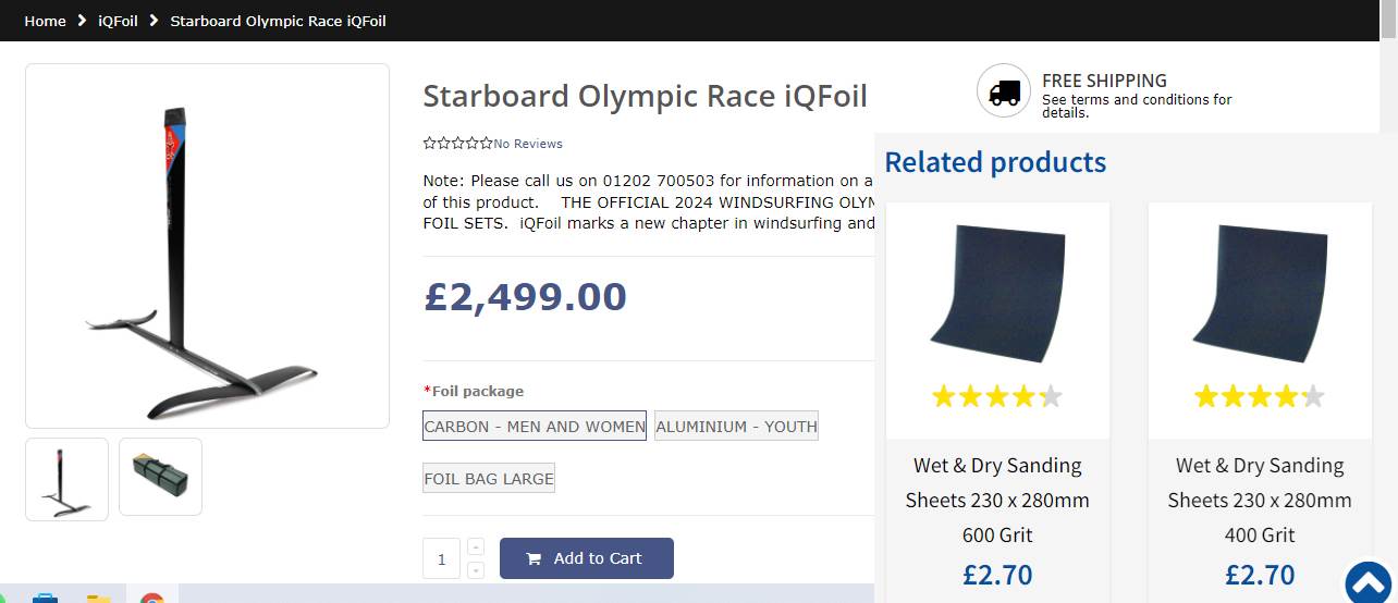 IQFoil checkout