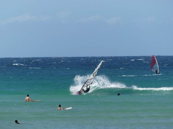 Wavesailing small Currumbin