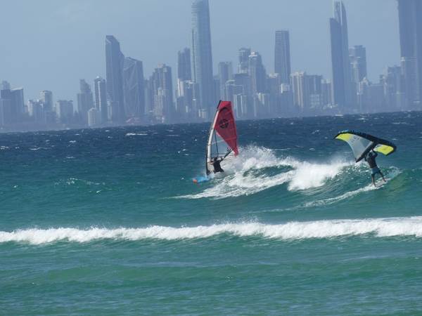 Wavesailing small Currumbin