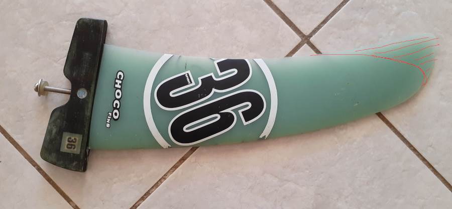 modified freeride fin