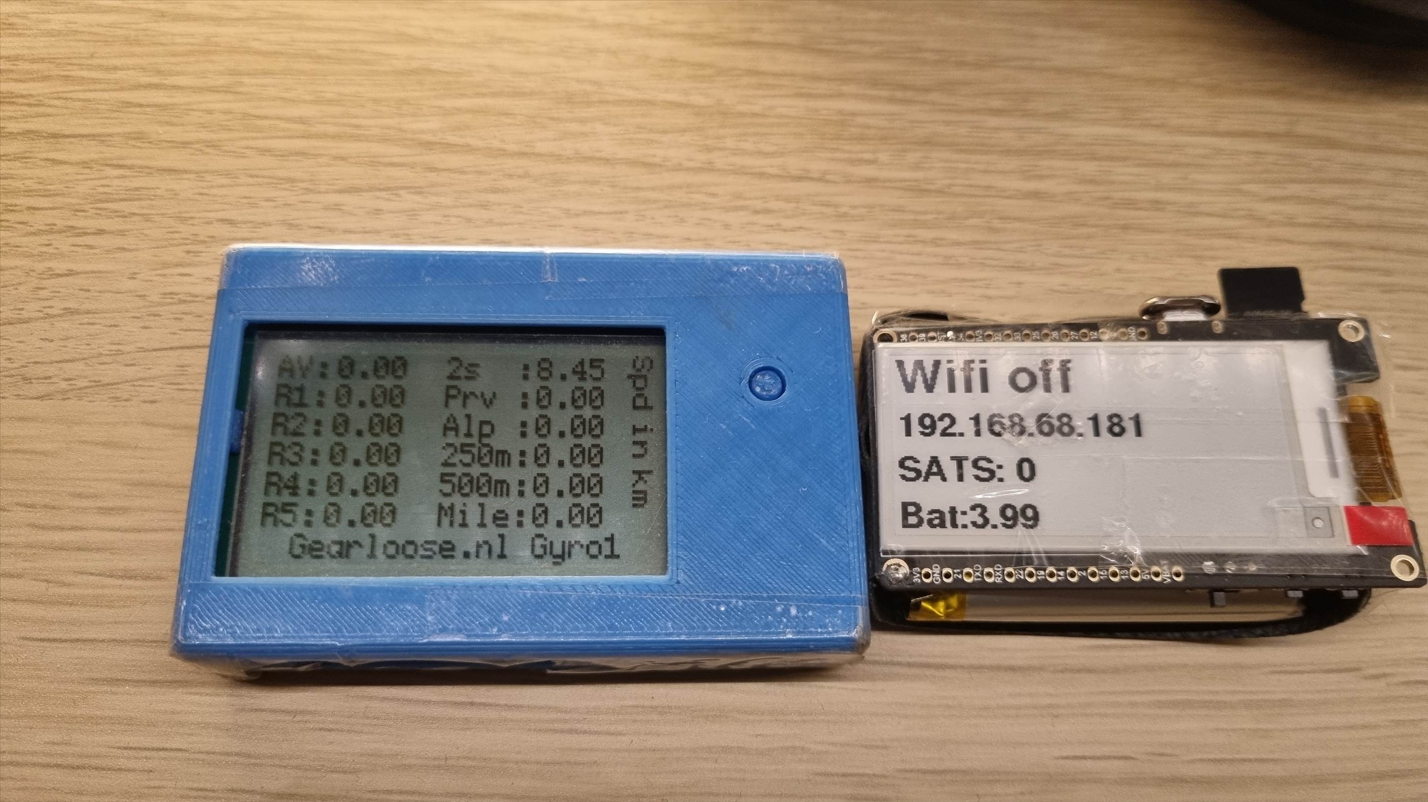 Gyro1 and DYI GPS