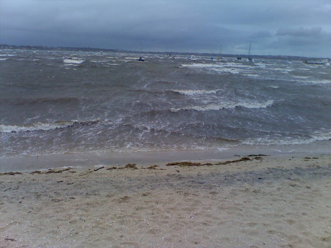 Peli Point as storm front came through