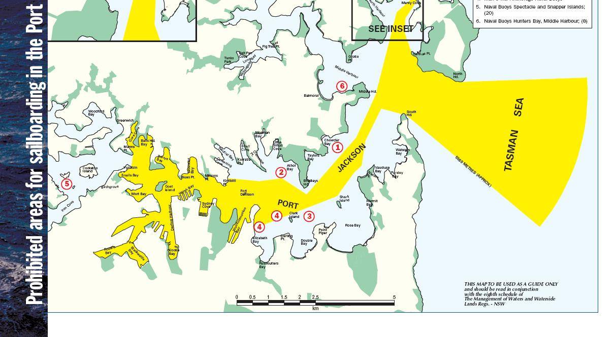 sydney harbour safe zone
