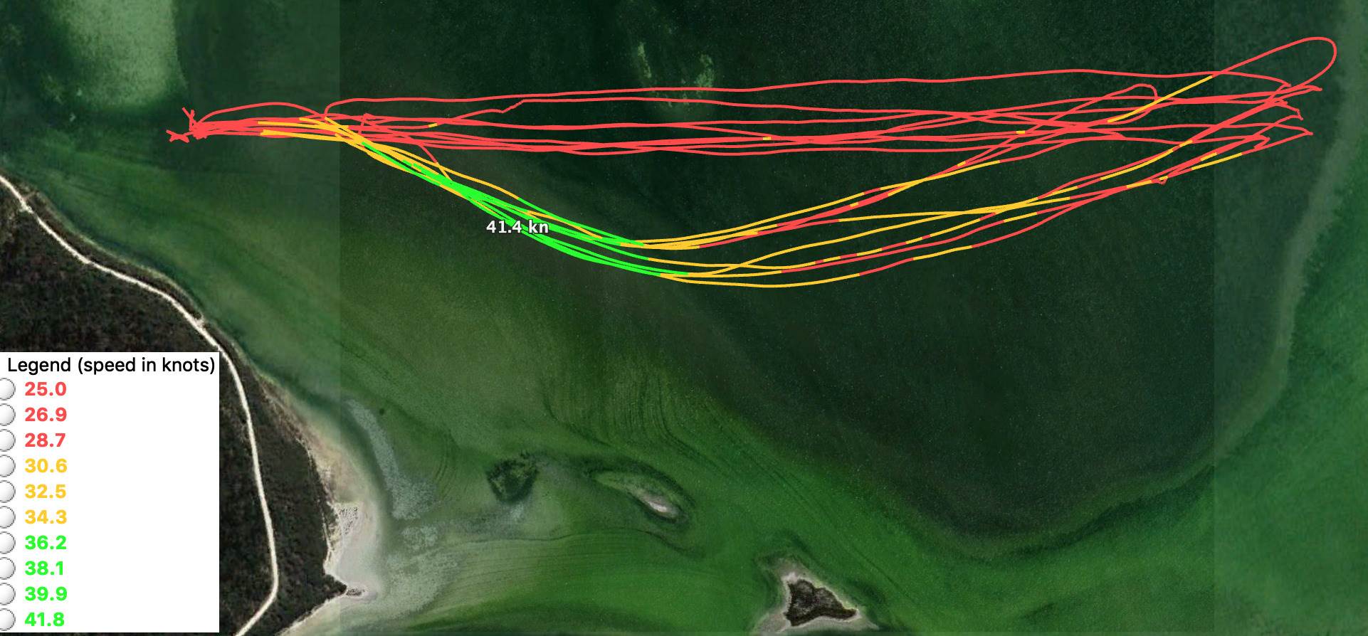 41 knot tracks