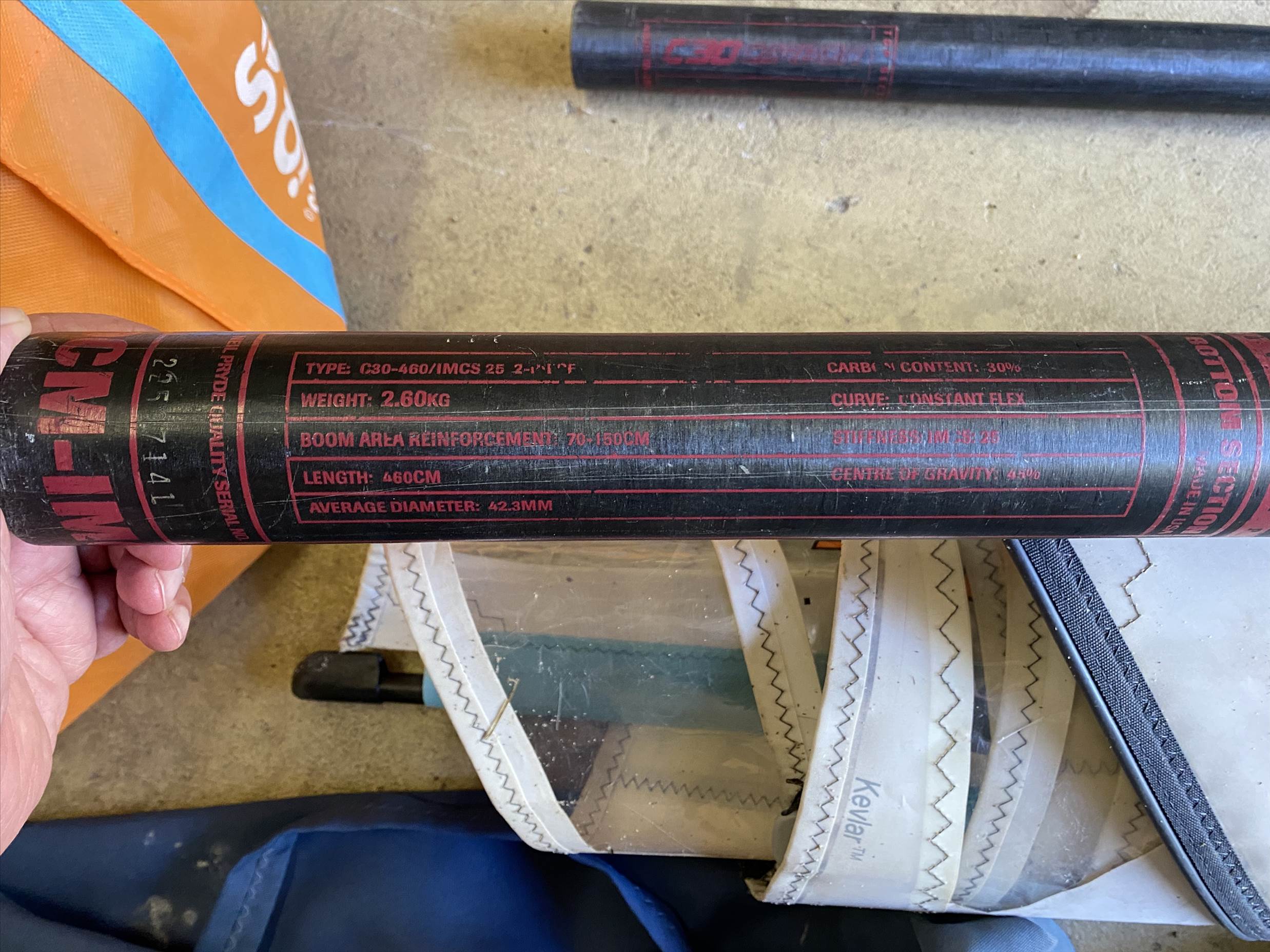 NP C30-460 mast