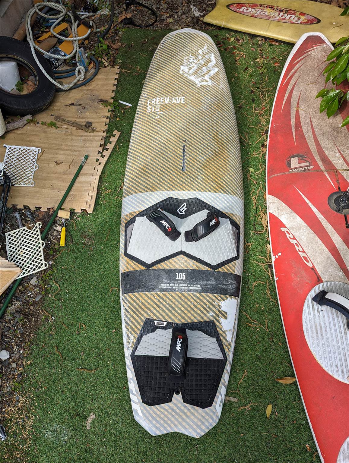 board almost ready for re-grip