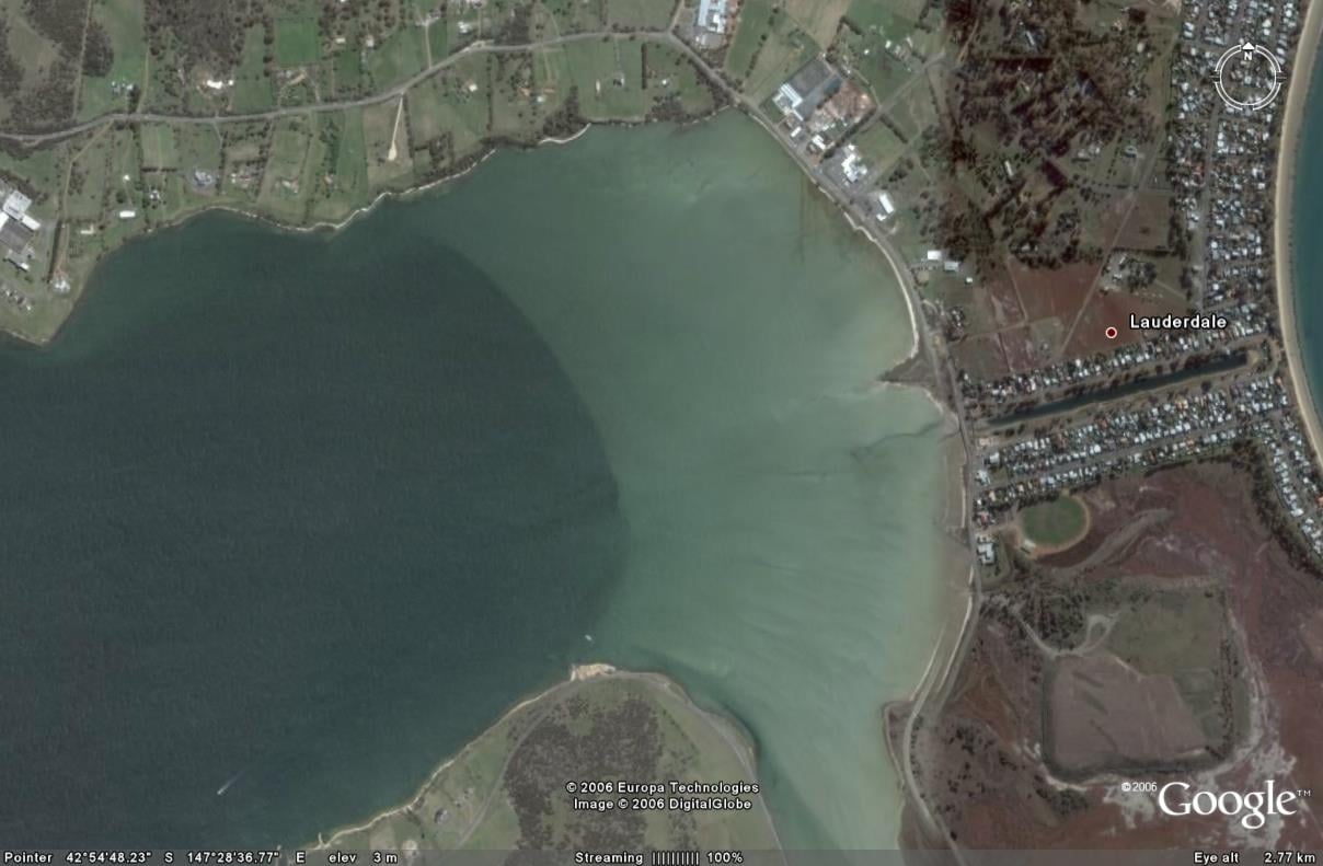 site of proposed canal style housing development