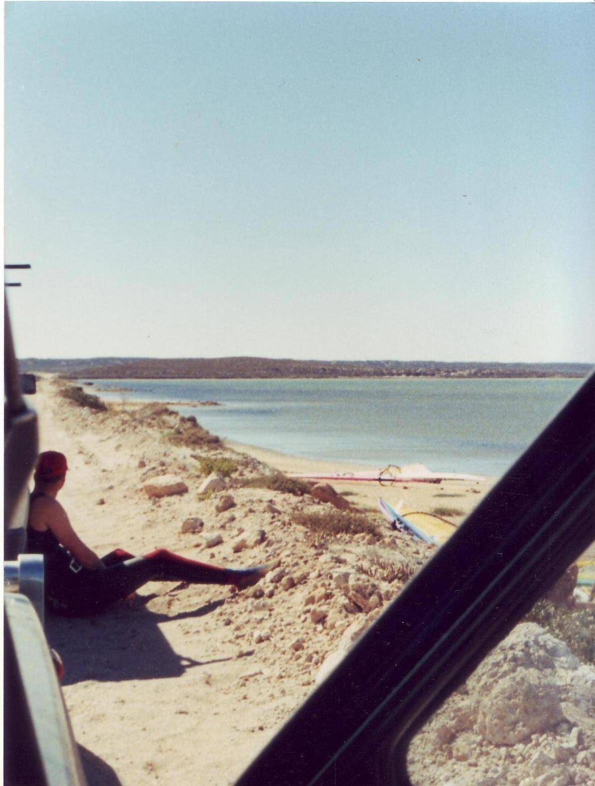 Useless Loop salt ponds - Shark Bay, WA, 1987