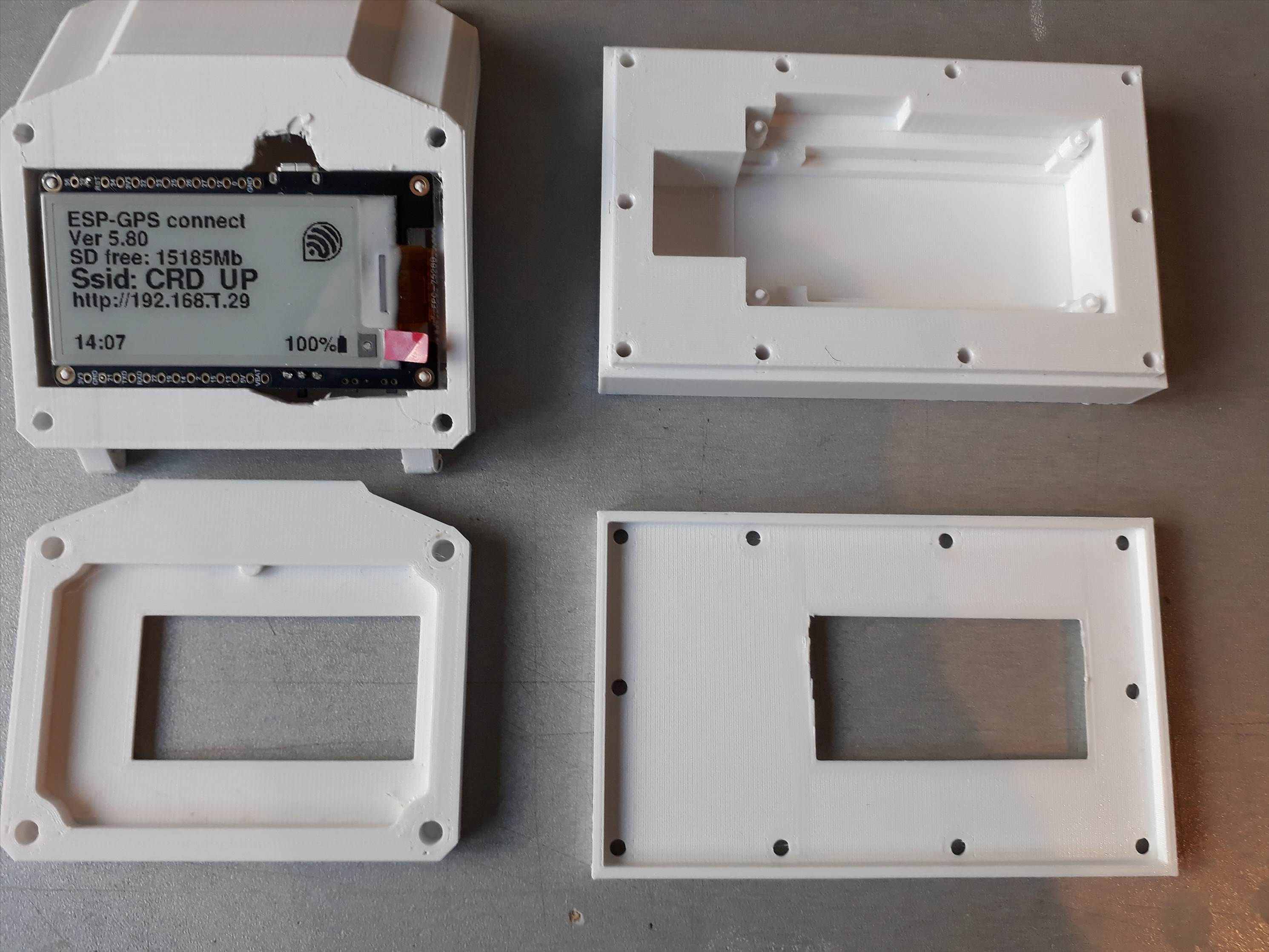 3D prints for GPS speed project