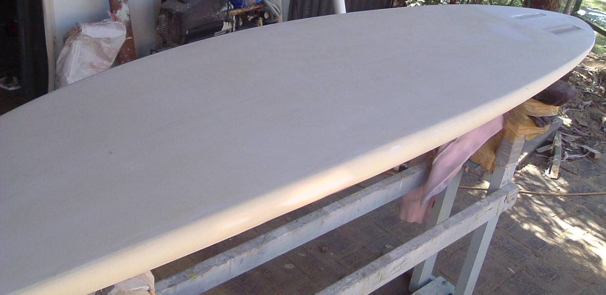 bottom and deck before glassing
