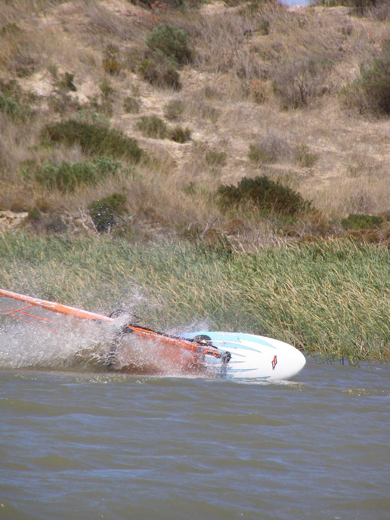 Me windsurfing on the 10th of January 2007