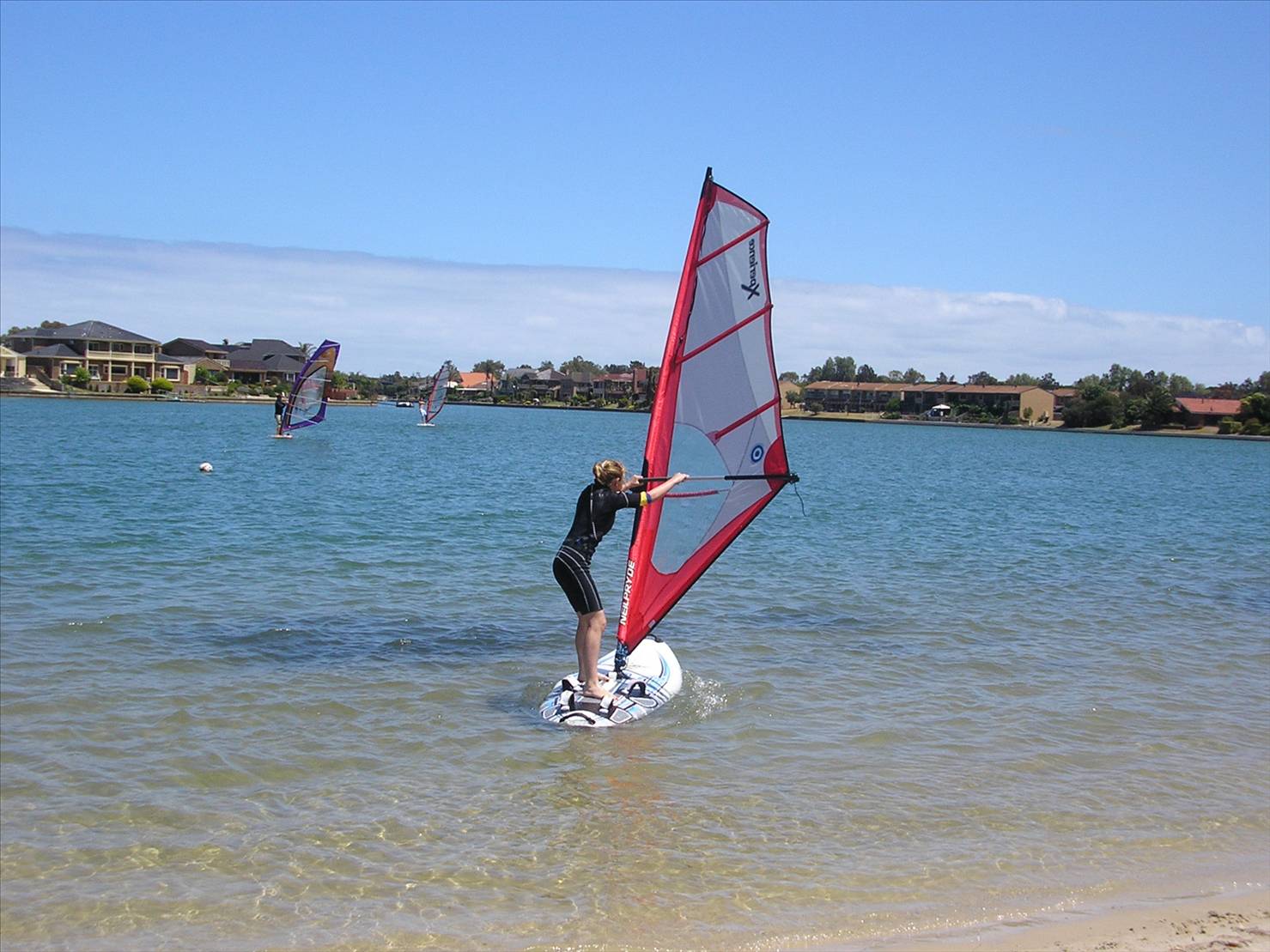 Family Day at West LAkes - not a wave in sight